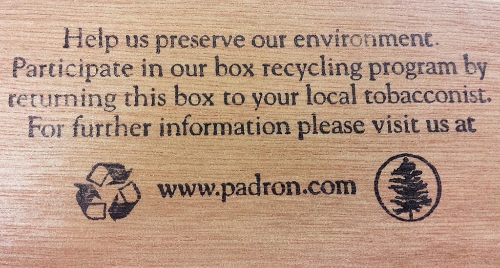 padron box recycling program print